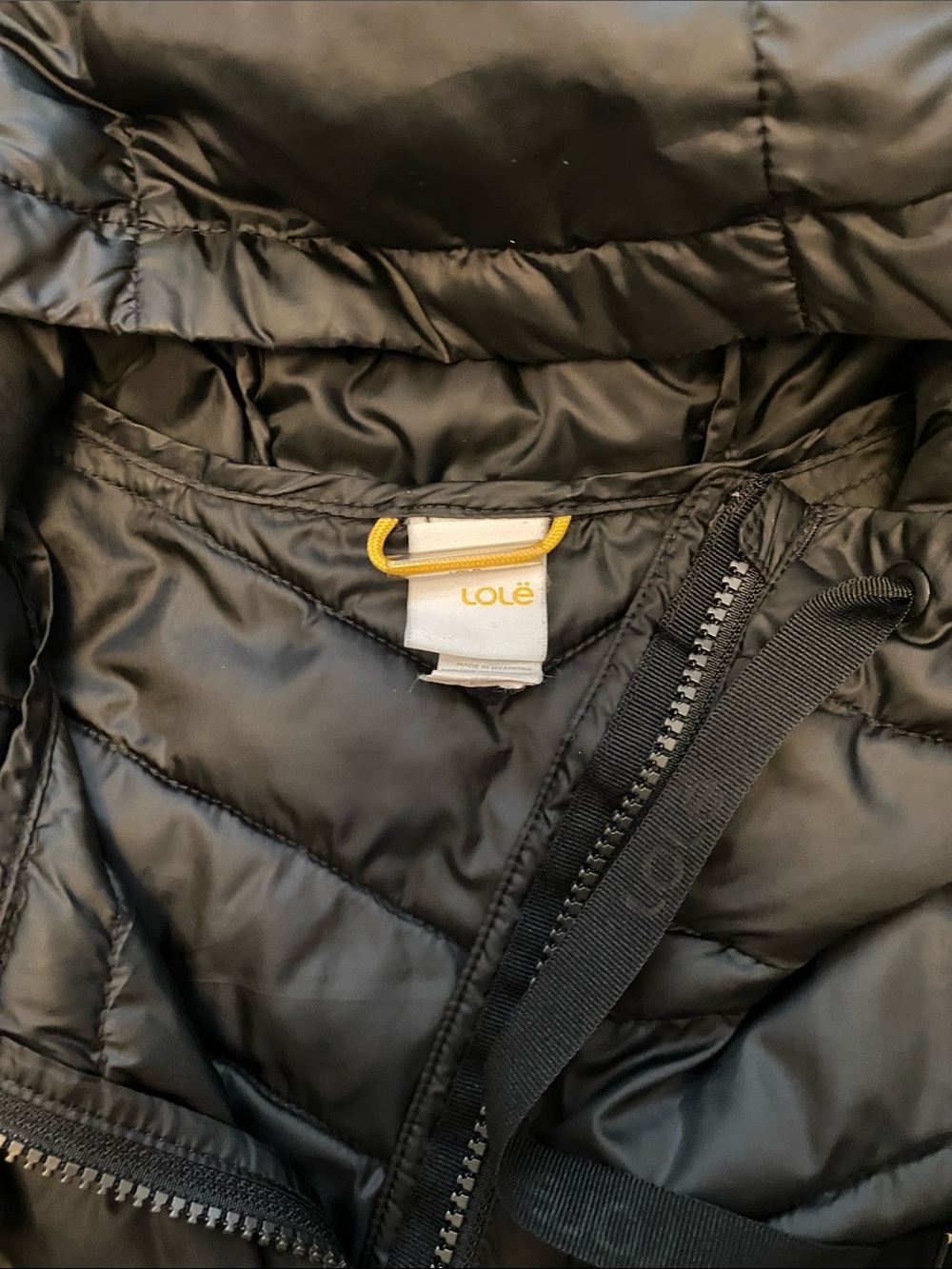 LOLE Women's Black Quilted Hooded Lightweight Puffer Jacket - Picture 2 of 8